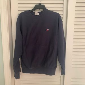Navy Blue Champion Crew Neck